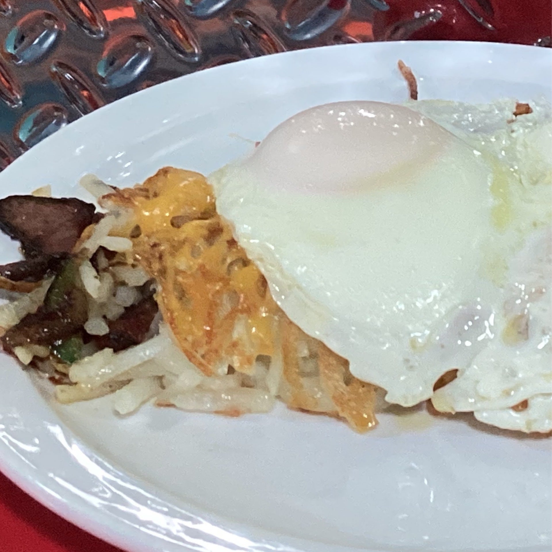 Special Loaded Hash Browns Steady Eddy's Market Cafe